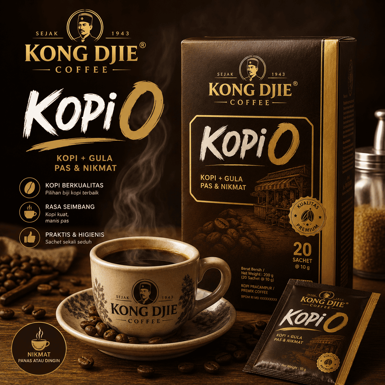 Kopi O Kedai Kopi Kong Djie